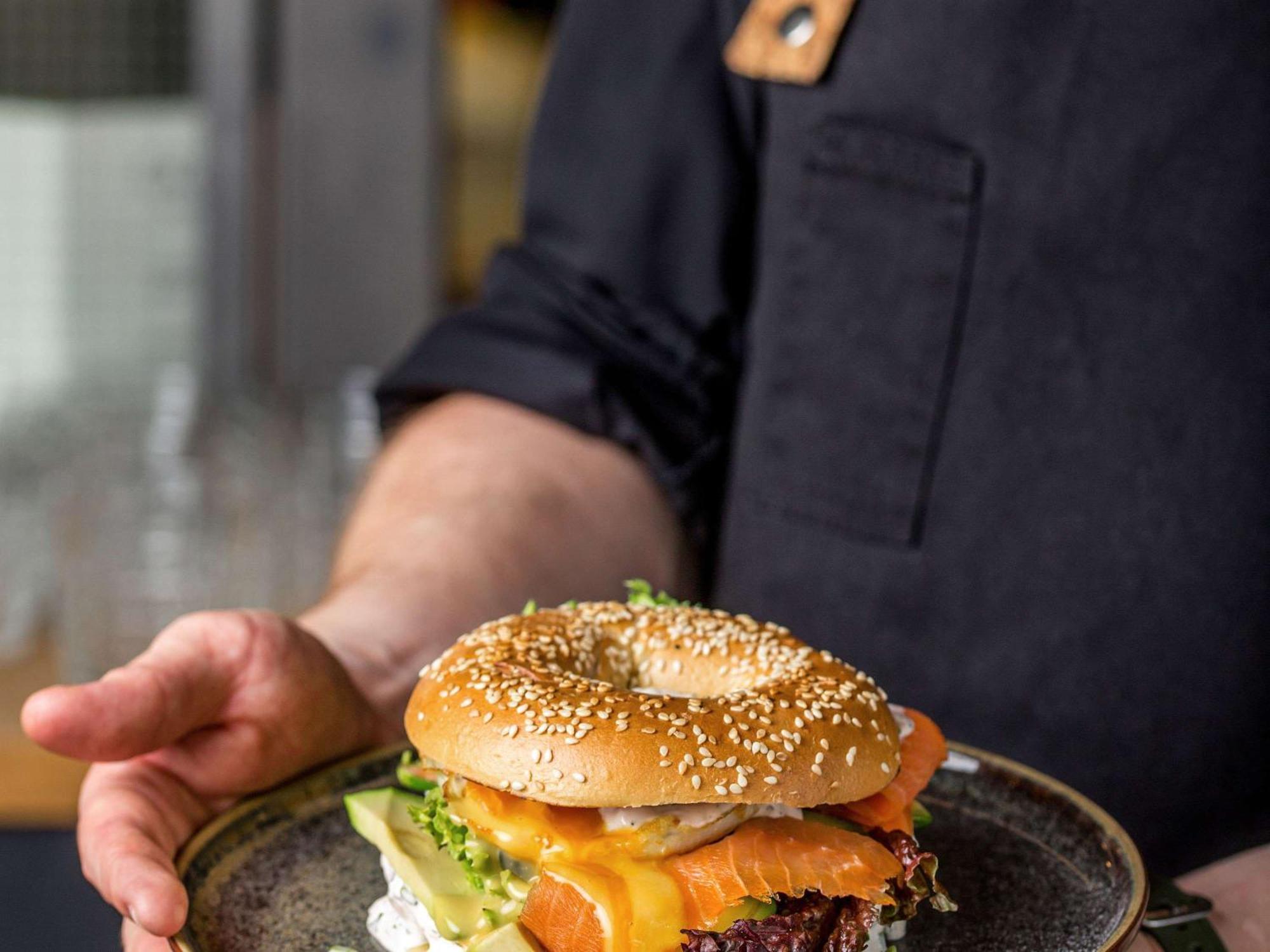 The Bridge Wroclaw - Mgallery Εξωτερικό φωτογραφία A bagel with cream cheese and lox